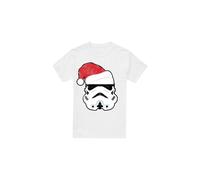 (XXL, White) Star Wars Mens Stormtrooper Santa Christmas T-Shirt