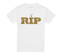 (XXL, White) Yellowstone Unisex Adult Rip Wheeler Logo T-Shirt
