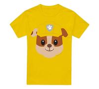(XXL, Yellow) Paw Patrol Mens Rubble Emoji T-Shirt