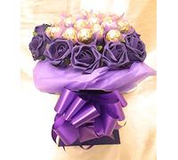 XXLarge Chocolate Bouquet Purple - Sweet Gift Hamper