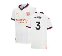 (XXLB) 2023-2024 Man City Away Shirt (Kids) (RUBEN 3)