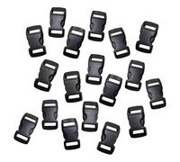 XXLKVSK 50PCS Plastic Buckles,Clips Contoured Side Release Plastic Belt Buckle Replacement Curved Contoured Dog Collar Dual for Straps Masks