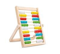 XXLKVSK Abacus Calculation Frame Counting Toys 10-Row 100 Beads Wooden Slide Rule Toys Calculation Aid Educational Toy for for 2-7 Year Olds Math Arithmetic