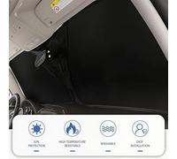 XXMMHTFD for VW Touareg 2002-2026 Car Sunshade, Front Windshield Sunshade, UV Ray Reflector Heat Insulation Windscreen Sun Shade Pad