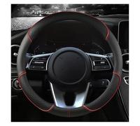 XXMMHTFD Steering Wheel Cover for Leon 5F For Mk3 For Ibiza 6J, Anti-Slip Steering Wheel Protector, Microfiber Leather Car Accessory, Breathable Grip, 37-38cm,A-O