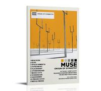 XXQPO Album Poster for Muse-Origin of Symmetry Poster Canvas Wall Art for Home Decor Living Room Bedroom 12x18inch(30x45cm) Frame-style