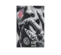 XXQPO ASAP Poster Rocky Album At Long Last ASAP Poster Canvas Wall Art for Home Decor Living Room Bedroom 12x18inch(30x45cm) Unframe-style