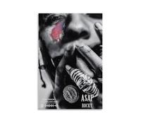 XXQPO ASAP Poster Rocky Album At Long Last ASAP Poster Canvas Wall Art for Home Decor Living Room Bedroom 12x18inch(30x45cm) Unframe-style