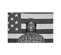 XXQPO ASAP Poster Rocky Album Live Love ASAP Poster Canvas Wall Art for Home Decor Living Room Bedroom 24x36inch(60x90cm) Unframe-style