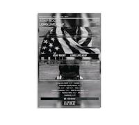 XXQPO ASAP Poster Rocky Album Long Live ASAP Poster Canvas Wall Art for Home Decor Living Room Bedroom 12x18inch(30x45cm) Unframe-style
