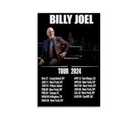 XXQPO Billy Poster Joel 2024 Tour Poster Canvas Wall Art for Home Decor Living Room Bedroom 12x18inch(30x45cm) Unframe-style