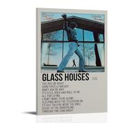 XXQPO Billy Poster Joel Album-Glass Houses Poster Canvas Wall Art for Home Decor Living Room Bedroom 08x12inch(20x30cm) Frame-style