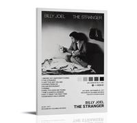 XXQPO Billy Poster Joel Album-The Stranger Poster Canvas Wall Art for Home Decor Living Room Bedroom 20x30inch(50x75cm) Frame-style