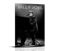 XXQPO Billy Poster Joel Black And White Vintage Poster Canvas Wall Art for Home Decor Living Room Bedroom 16x24inch(40x60cm) Frame-style