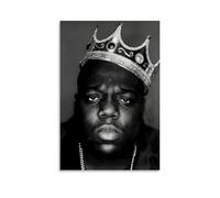 XXQPO The Notorious Poster BIG Rapper Poster Canvas Wall Art for Home Decor Living Room Bedroom 12x18inch(30x45cm) Unframe-style