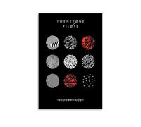 XXQPO Twenty One Poster Pilots-Blurryface-Album Poster Canvas Wall Art for Home Decor Living Room Bedroom 08x12inch(20x30cm) Unframe-style