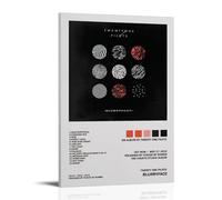 XXQPO Twenty One Poster Pilots-Blurryface-Album Poster Canvas Wall Art for Home Decor Living Room Bedroom 08x12inch(20x30cm) Frame-style