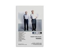 XXQPO Twenty One Poster Pilots-Vessel-Album Poster Canvas Wall Art for Home Decor Living Room Bedroom 12x18inch(30x45cm) Unframe-style