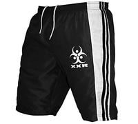 XXR Men's Sports SMen's Sports Shorts Football Gym Running Jogging Casual swim Summer Shortshorts Football Gym Running Jogging Casual swim Summer Shorts (Black, Medium)