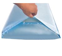 XXR Silk Satin Pillowcase Pack of 2 - Luxury Soft Pillow Covers Anti-Wrinkle, Cooling, Breathable, Hypoallergenic Satin Pillowcases with Envelope Closure, 75x50 cm Premium Bedroom Décor (Sky Blue)