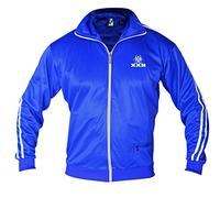 XXR Stripe Jacket TT Mens Track Tracksuit Top Casual Activewear Zip Up Jogging Activewear Casual Clothing Running Athletic Wear Gym Fitness Outdoor (Samll, Royal)