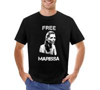 XXRR FASHION Free Marissa - The Oc T-Shirt Hippie Clothes Edition T Shirt Cute Tops Vintage Clothes Tshirts for Men Black M