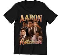 XXRR FASHION Lindas Design Collage Portrait für Aaron Hotchner Shirts, Black Black L