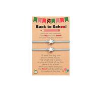 XXRR Stylish Five Arm Star Woven Chain Adjustable Unisex Accessory Braided Wristband For Gift Giving And Individual Use Lightweight Copper