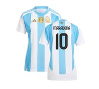 (XXS) 2024-2025 Argentina Home Shirt (Ladies) (MARADONA 10)
