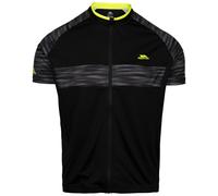 (XXS, Black) Trespass Mens Reflective Print Cycling Top Hazzel