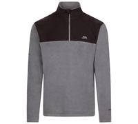 (XXS, Carbon) Trespass Men's 1/2 Zip Neck Fleece - Curtiston