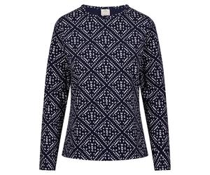 (XXS, Navy) Trespass Womens/Ladies Daniela Patterned Long-Sleeved Top