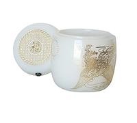 XXSC-ZC White Marble Urn, Unisex, for Cremation Commemorative Urn for The Dead