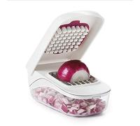 XXSLY Multifunctional Vegetable Cutter, Manual Slicer, Veggie Fruit Dicer with Clean the Grid, Perfect for Potato Tomato Onion Carrot Salad Cucumber