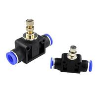 xXSvvskFL 10Pcs Quick Connector Pressure Regulator Pipe Throttle Valve Compressor Accessories LSA4/LSA6/LSA8/LSA10/12 Pneumatic Fittings(LSA8)