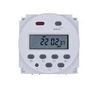 xXSvvskFL 10pcs timer Cn101A microcomputer small switch DC12V DC24V AC110V AC220V street light billboards power timer 16A 250VAC(CN101A,12V)