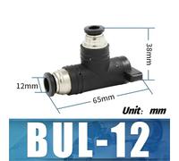 xXSvvskFL BUC-6 BUL-6 8 10 12 HVFF-4 Black Pneumatic Quick Coupling Manual Valve Steering Switch Manual Ball Valve Air Hose 4 6 8 10 12mm(BUL-12)