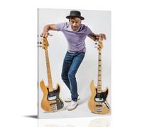 XXueMei Marcus Miller 3Singer Music Posters Album Cover Posters Decorative Paintings Canvas Wall Posters And Art Picture Prints Modern Home Bedroom Decoration Posters12x18inch(30x45cm) Frame-style