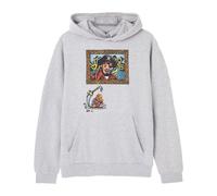 (XXX-Large) SpongeBob SquarePants Hoodie (Mens Grey)