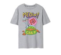 (XXX-Large) SpongeBob SquarePants Short Sleeved T-Shirt (Mens Grey)