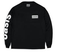 (XXXL, Black) Oasis Live 25 Lockup Long Sleeve T Shirt