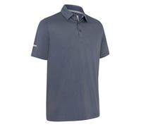 (XXXL, Caviar) Callaway Golf Mens 2025 Odyssey Print Moisture Wicking Stretch Golf Polo Shirt