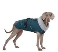 XXXL Dog Coat, Padded Coat Labrador Winter Jacket Giant Breed Dog Heated Pullover for The Cold Weather Walks(Dark green, 3XL)