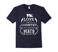 (XXXL) For Love Of Country Fallen Heroes Patriotic Respect T-shirt-Father's Day