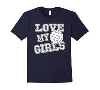 (XXXL) I Love My Girls Volleyball Shirt for Moms and Dad-Father's Day