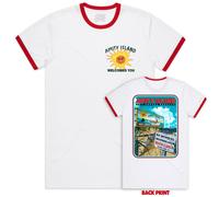 (XXXL) JAWS: AMITY ISLAND - LIMITED EDITION RINGER TEE