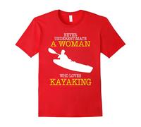 (XXXL) Kayak T-shirt , Never underestimate an old woman who loves K-Father's Day