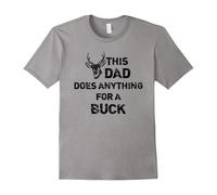 (XXXL) Mens This Dad Does Anything For Buck Funny Deer Hunting T-Shirt-Father's Day