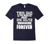 (XXXL) Men's This Dad is The World's Best Disc Golfer Funny Tee-Father's Day