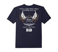 (XXXL) My Dad Is My Guardian Angel T-shirt-Father's Day